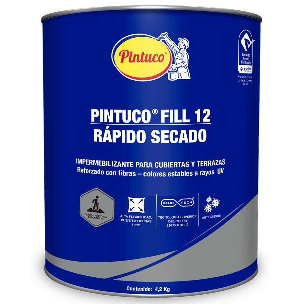 Impermeabilizante acrílico Pintuco Fill 12